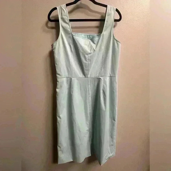 NEW | Pendleton Square Neck Jumper Shift Dress | Light Blue | Women’s 12 - Picture 7 of 9